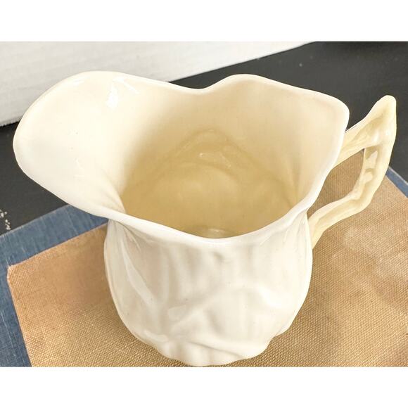 Belleek Sugar Creamer Set Lily White Collection  5th Mark 1955-1965 Ireland - Picture 6 of 10